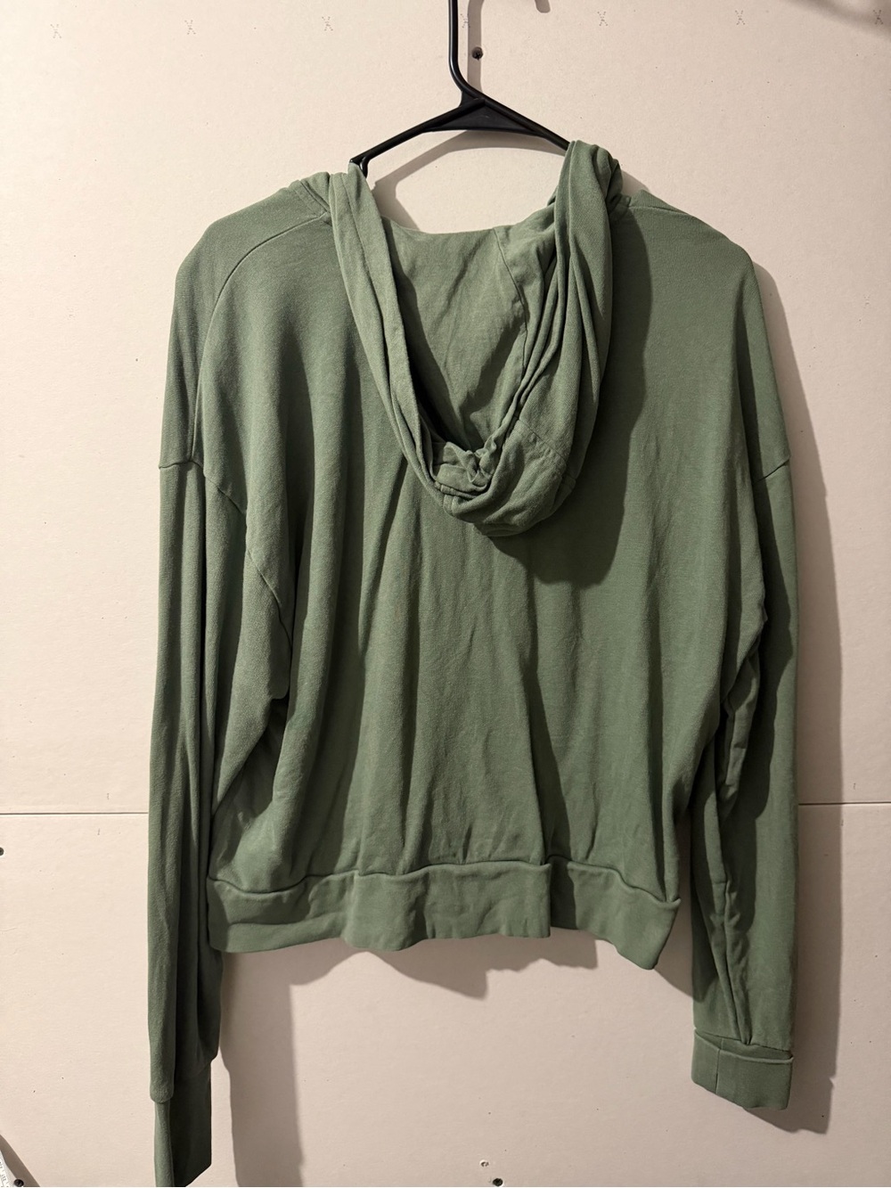 Sweaty Betty Olive V-Neck Hoodie Sweater - Picture 4 of 6